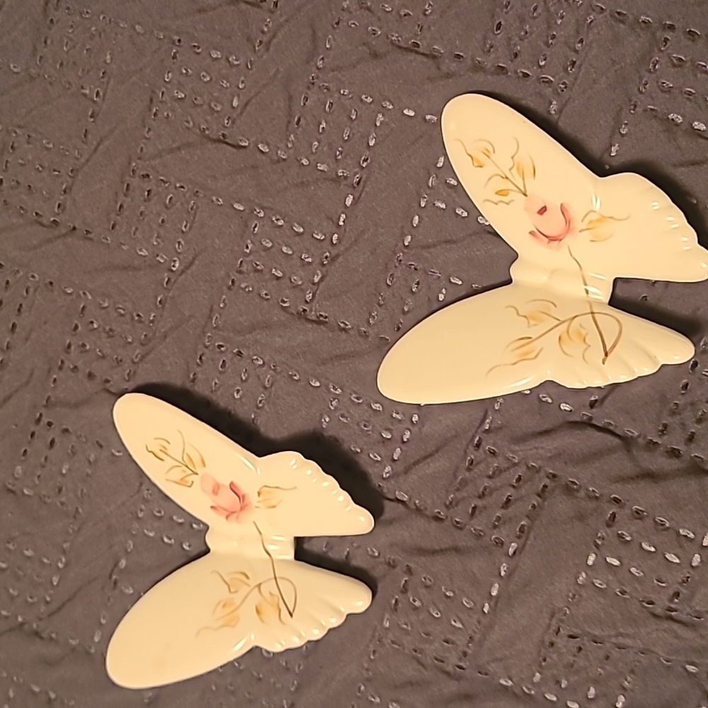 Vintage butterfly floating wall hangings